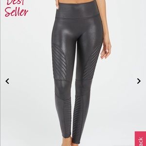 Spanx Faux Leather Moro Leggings